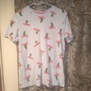 Old Navy Fun Dinosaur Surfing T-Shirt